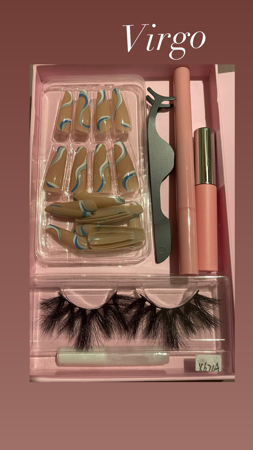 Pressed On Nail & Lash bundle